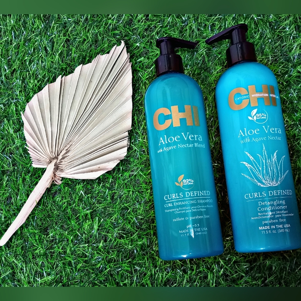 Chi aloe vera shampoo and conditioner